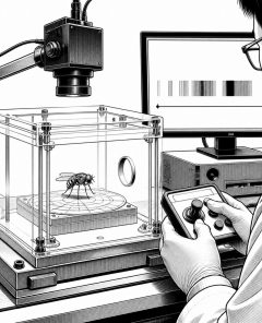 ai-dopamin-stress-courtship-drosophila