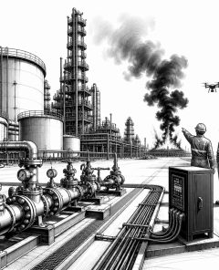 ai-drone-oil-infrastructure-refinery