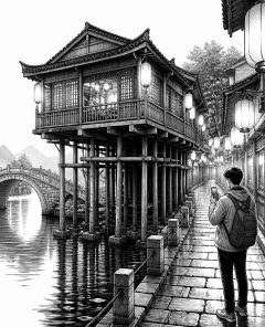 ai-fenghuang-gucheng-tuojiang-nacht