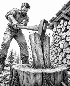 ai-fiskars-xt27-axe-splitting