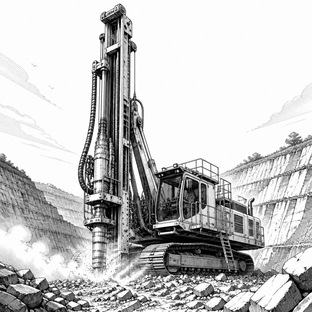Furukawa Super Viper Drill: Hydraulik-Stärke für tiefe Bohrungen im Bergbau Furukawa Super Viper Drill: Hydraulik-Stärke für tiefe Bohrungen im Bergbau