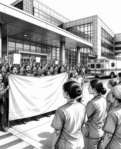 ai-gkv-reform-protest-krankenhaus