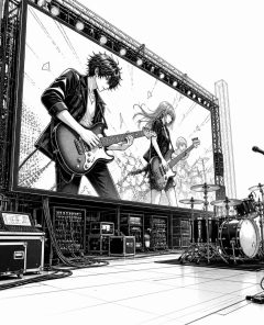ai-gorillaz-virtual-band-stage