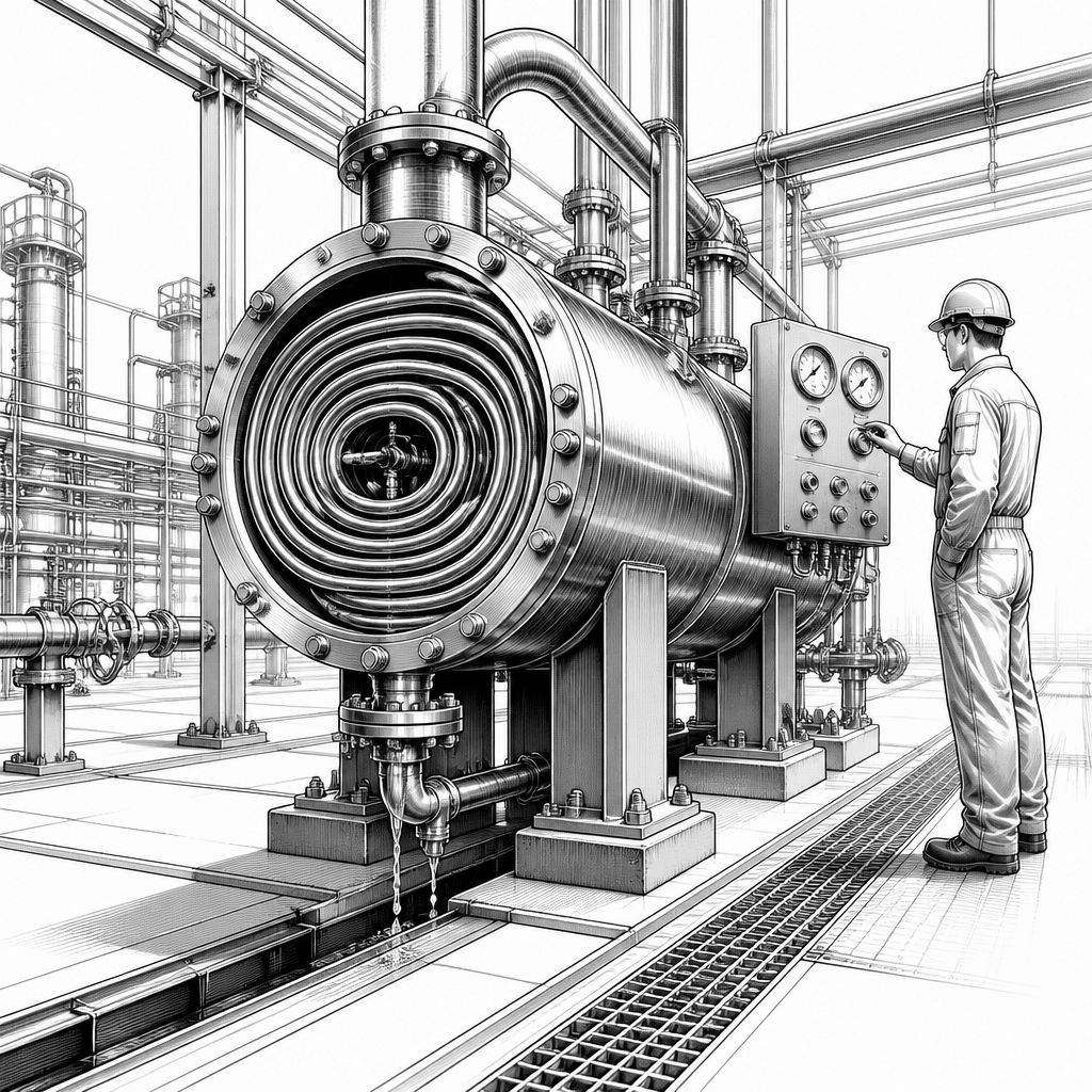 Heliflow von Graham: Spiralkondensation als kompakte Vakuum-Wärmelösung für Prozessanlagen Heliflow von Graham: Spiralkondensation als kompakte Vakuum-Wärmelösung für Prozessanlagen
