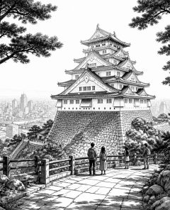 ai-himeji-castle-white-heron
