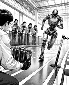 ai-honor-lightning-robot-halfmarathon