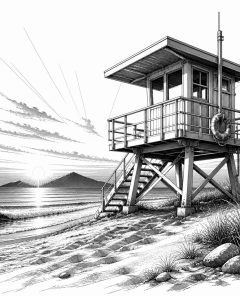 ai-ipanema-rio-sunset-lifeguard