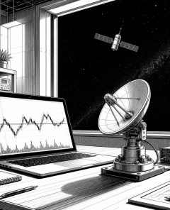ai-iridium-earnings-chart-satellite-dish