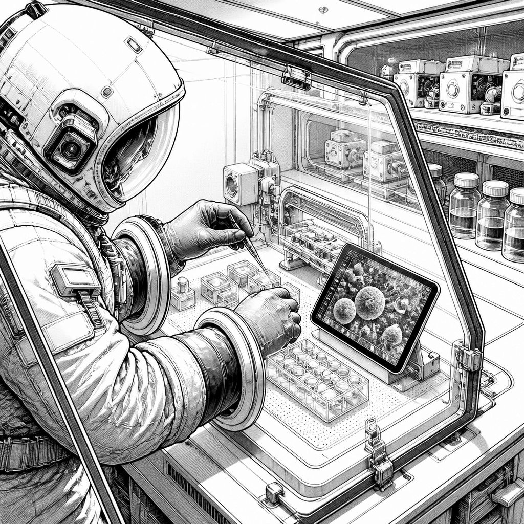 ISS-Glovebox: Welche Forschung an Knorpel und Kolloiden für Raumfahrt-Materialien liefert ISS-Glovebox: Welche Forschung an Knorpel und Kolloiden für Raumfahrt-Materialien liefert