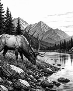 ai-jasper-national-park-dark-sky-elk