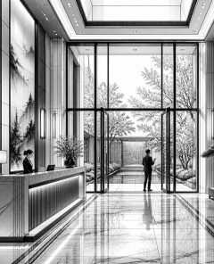 ai-jinmao-palace-changsha-lobby-courtyard