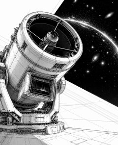 ai-jwst-gravitationslinse-schwarzes-loch-masse