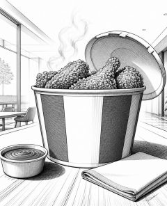 ai-kfc-bucket-brand-sharing