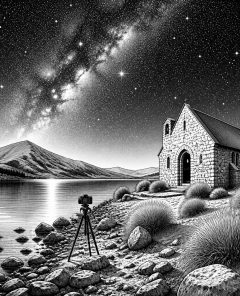 ai-lake-tekapo-dark-sky-church