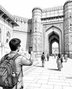 ai-lal-qila-delhi-unesco-digital-besuch