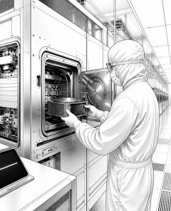 ai-lam-research-book-to-bill-cleanroom-wafer