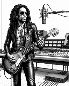 ai-lenny-kravitz-blue-electric-light-studio