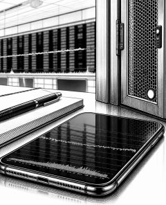 ai-liberty-global-stock-ticker-network-waiting
