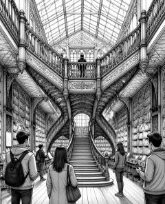 ai-livraria-lello-porto-treppe