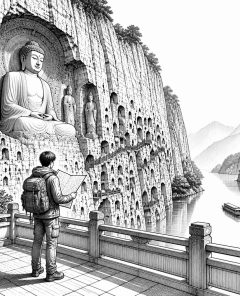 ai-longmen-grotten-luoyang-unesco-reliefs