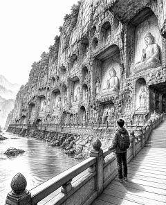ai-longmen-luoyang-bilderbibel-felskunst