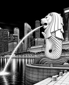 ai-merlion-park-marina-bay