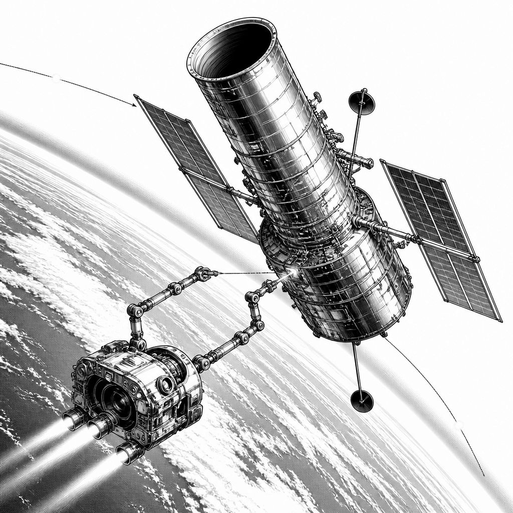 NASA plant robotische Bergung für den Swift-Teleskop-Satelliten vor dem Wiedereintritt NASA plant robotische Bergung für den Swift-Teleskop-Satelliten vor dem Wiedereintritt