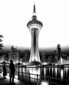 ai-oriental-pearl-tower-shanghai-dongfang-mingzhu