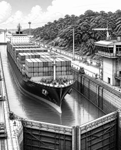 ai-panama-kanal-schleuse-wasser-schiff