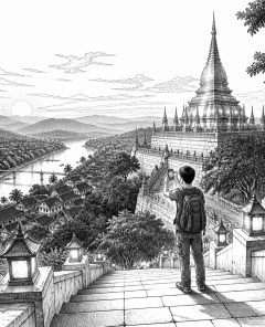 ai-phousi-luang-prabang-golden-stupa