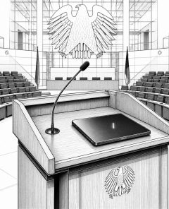 ai-politik-rede-mikrofon-podium