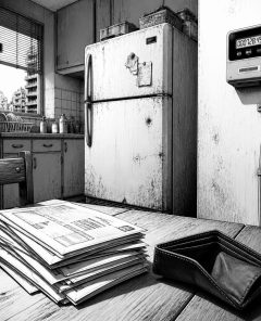 ai-poverty-unpaid-bills-fridge