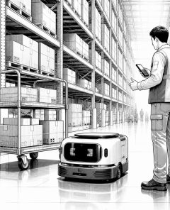 ai-proteus-warehouse-robot