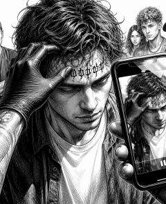 ai-pumpfun-bountywork-forehead-tattoo