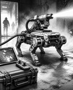 ai-quadruped-firefighting-robot-hypertron-t01
