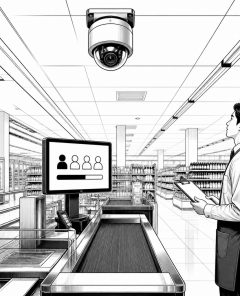 ai-queue-detection-checkout