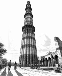 ai-qutb-minar-delhi-unesco-minaret