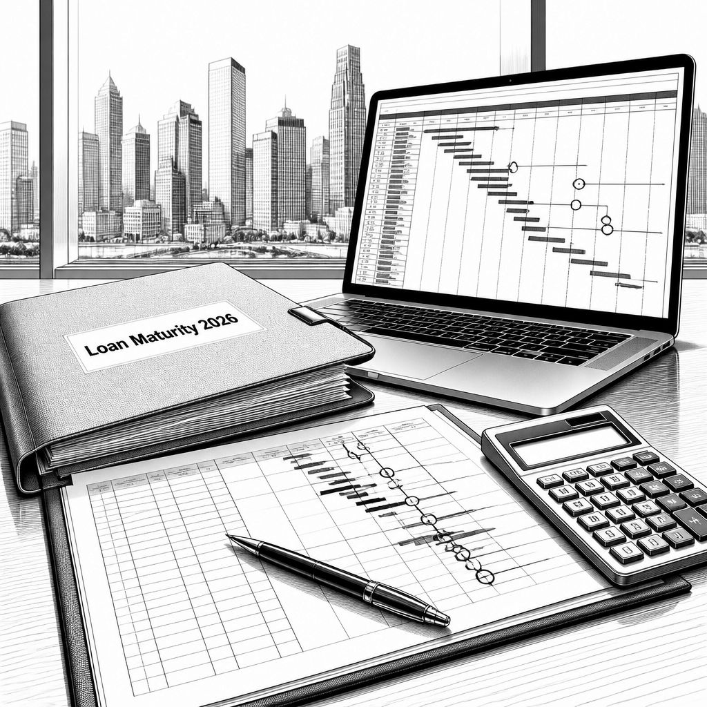 Gewerbliche Immobilienfinanzierung 2. Halbjahr 2026 unter Druck: Refinanzierungspeak und Zinsniveau Gewerbliche Immobilienfinanzierung 2. Halbjahr 2026 unter Druck: Refinanzierungspeak und Zinsniveau