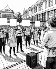ai-retail-labor-protest-kiel