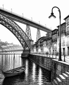 ai-ribeira-porto-douro-bridge-night