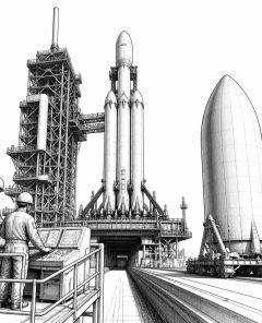 ai-roman-nasa-falcon-heavy-launch