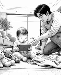 ai-screen-time-infancy-working-memory
