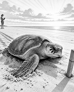 ai-sea-turtle-satellite-tagging-loggerhead-nesting
