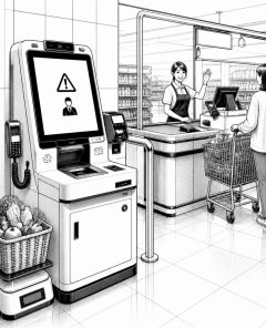 ai-self-checkout-acceptance-hybrid-cashier