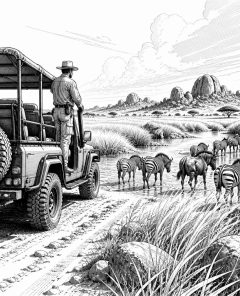 ai-serengeti-safari-gnu-river-crossing