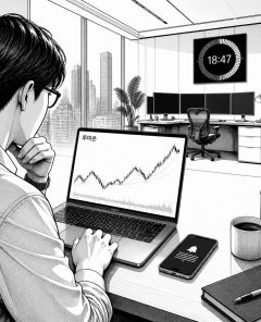 ai-sk-telecom-trading-screen