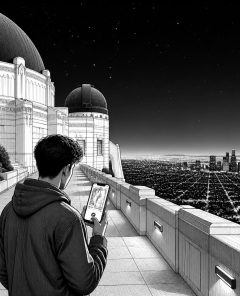 ai-solstice-los-angeles-observatory-golden-hour