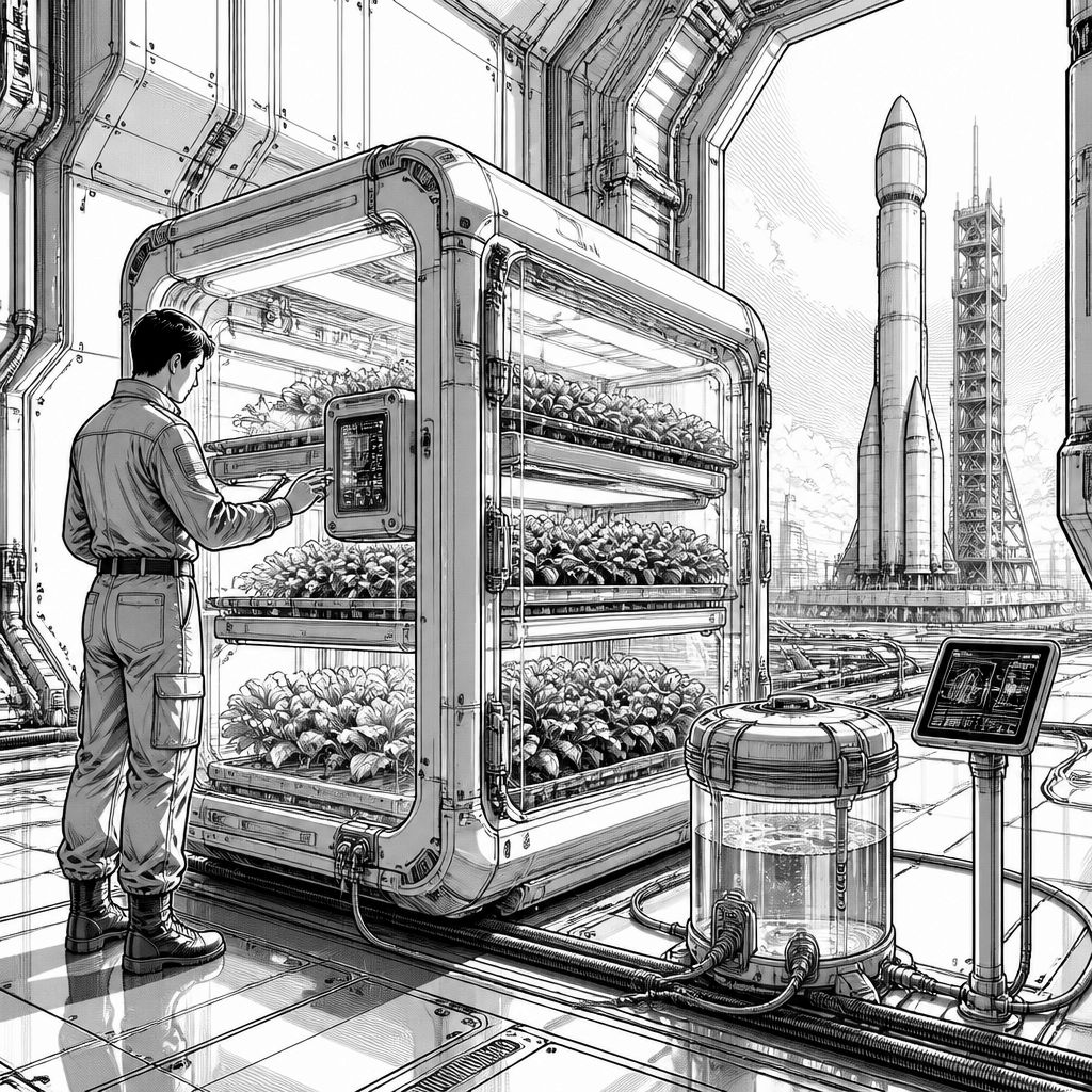 NASA-Forschungsprojekt: USM-Absolvent baut Nährlösungen für Raumfahrt-Farming NASA-Forschungsprojekt: USM-Absolvent baut Nährlösungen für Raumfahrt-Farming
