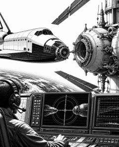 ai-space-docking-atlantis-mir-1995