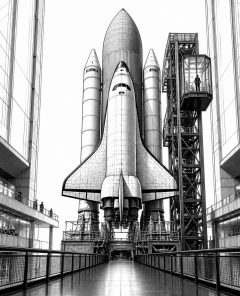 ai-space-shuttle-endeavour-museum-stack
